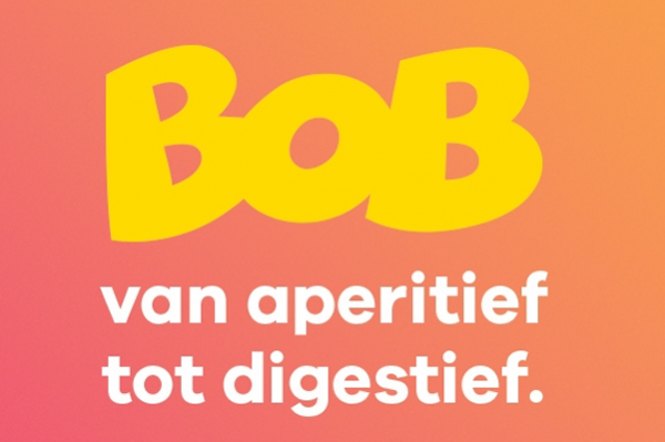 Bob van aperitief tot digestief. Steun de campagne de nieuwe BOB-campagne